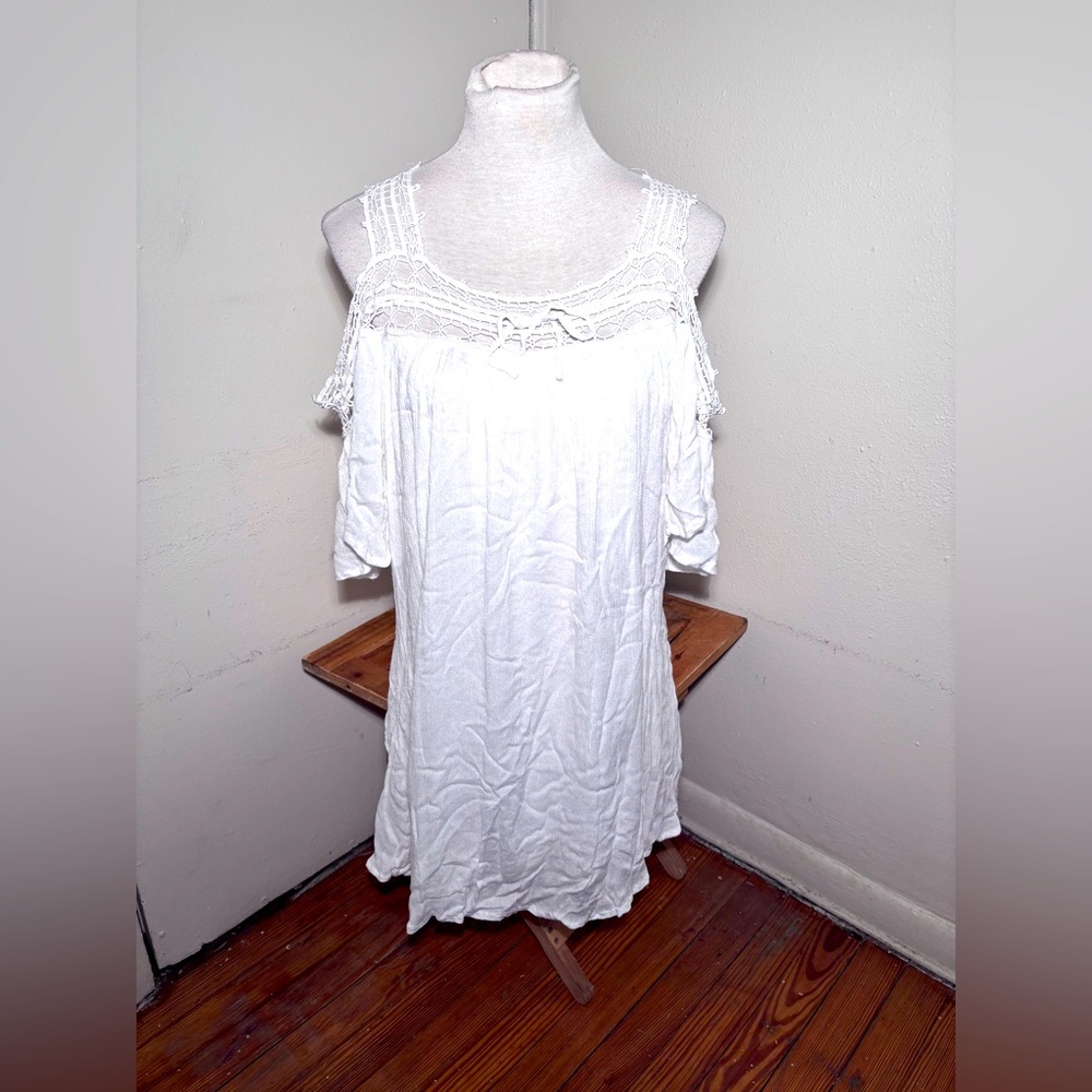 O’Neill Cold Shoulder Crochet Dress
